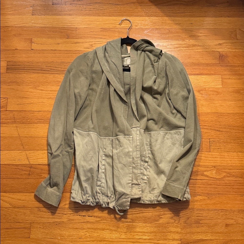 Anthropologie Green cardigan